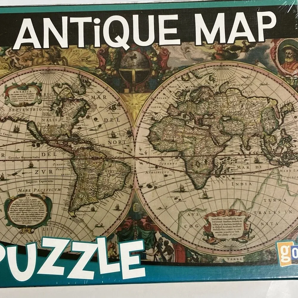 Go! Games Antique Map 1000-Piece Jigsaw Puzzle 29